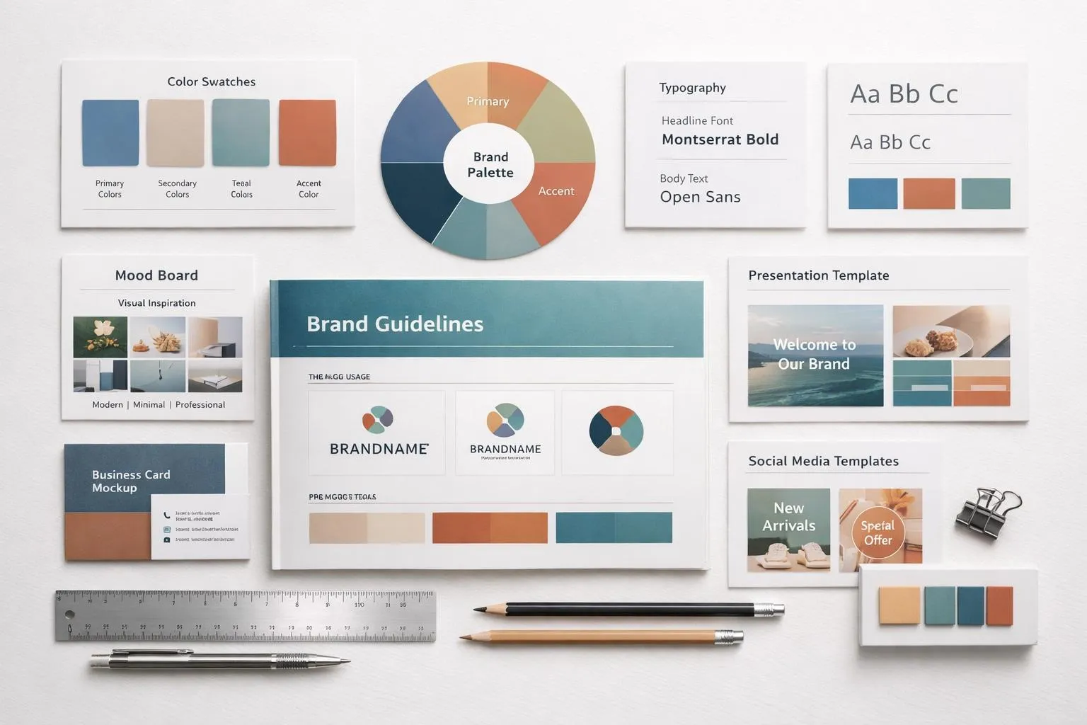 Brand guidelines and consistent branding