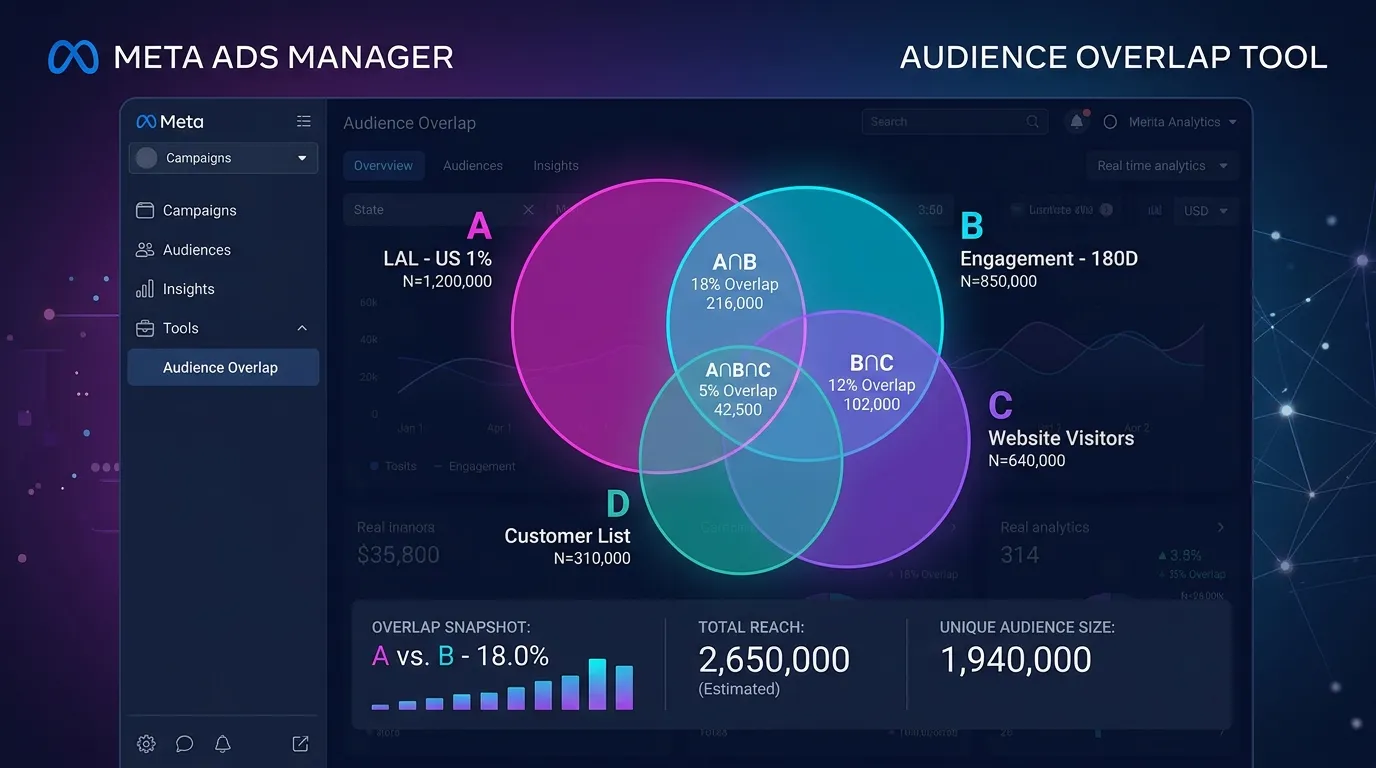 How and Why to Use the Facebook Audience Overlap Tool