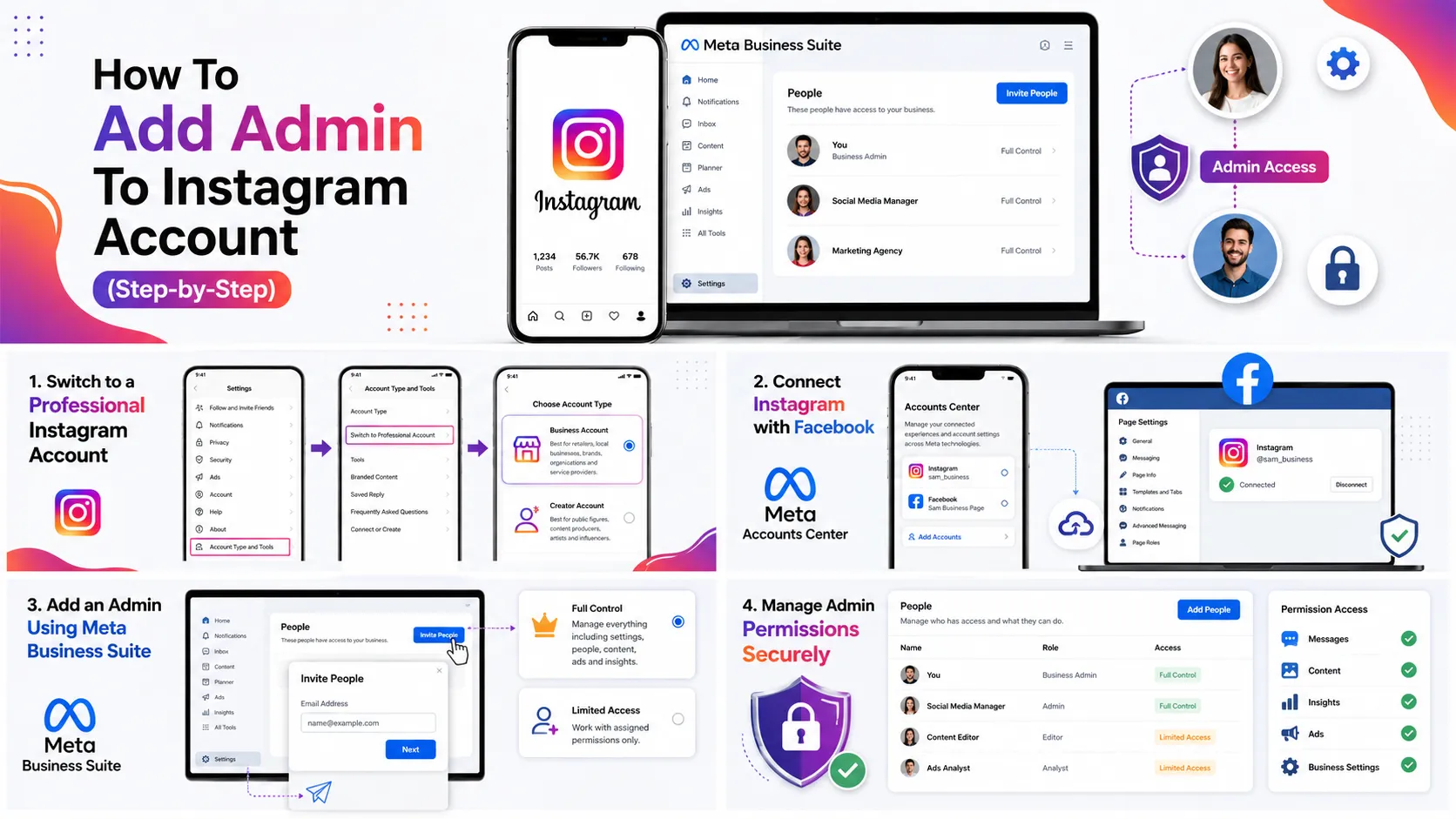 How to Add an Admin on Instagram