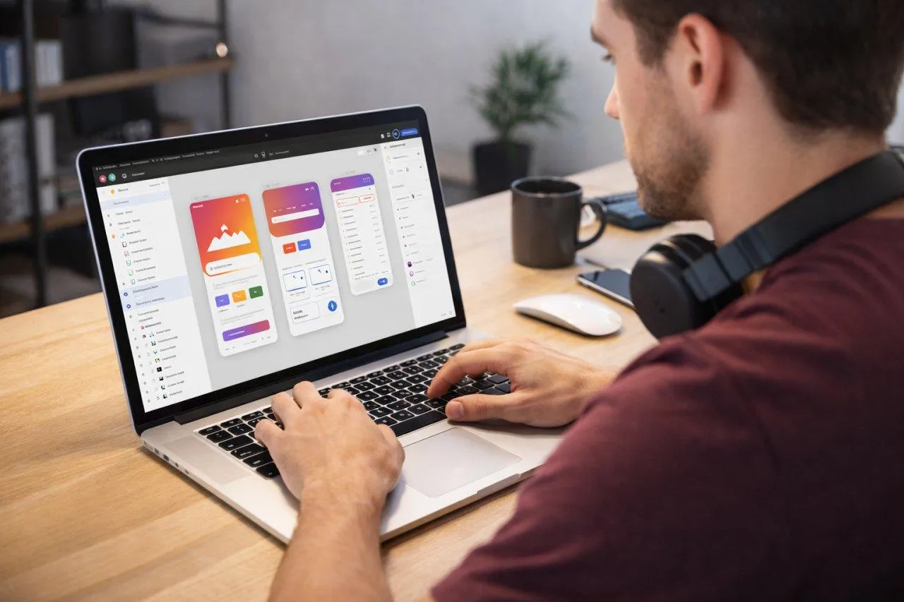 UI/UX Design Setup Workspace